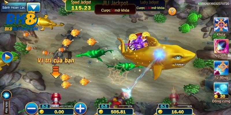 Luật cược Bắn Cá Jackpot 